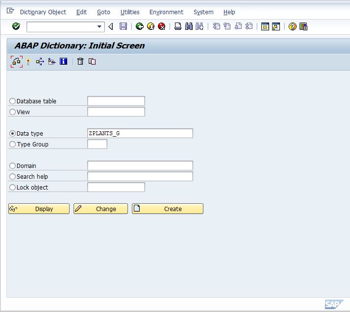 Data Element Sap Tutor