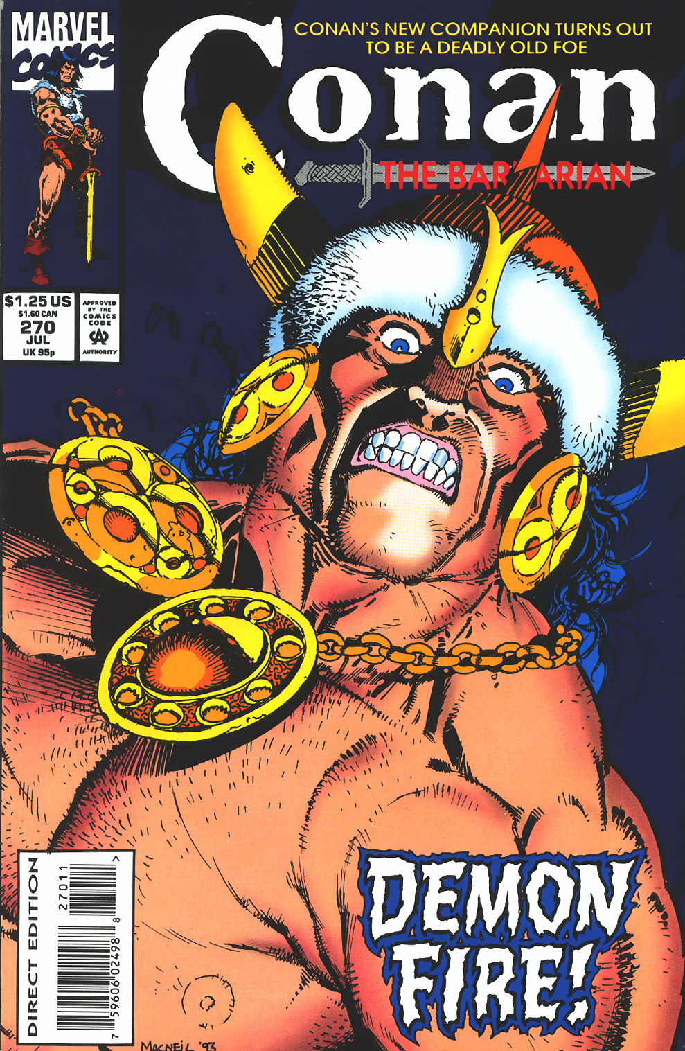 Read online Conan the Barbarian (1970) comic -  Issue #270 - 1