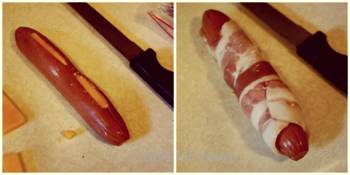 Bacon Wrapped Cheese Stuffed Hot Dog Bacon Wrapped Cheese Stuffed Hot Dog