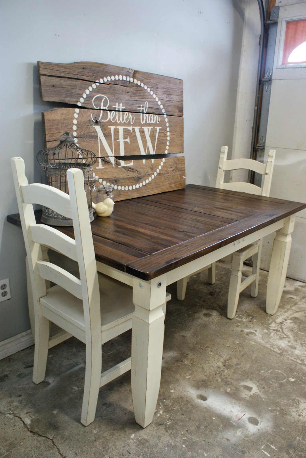 Better Than New Farmhouse Table and Chairs