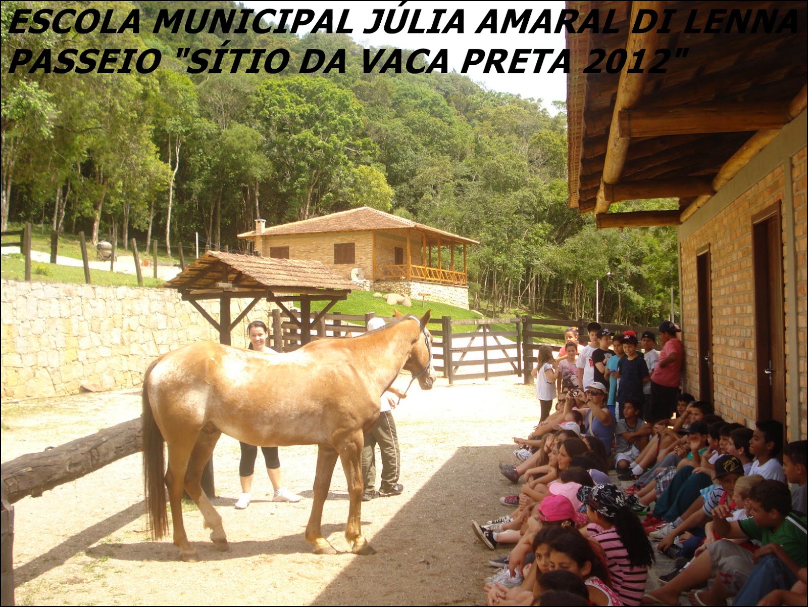 ESCOLA MUNICIPAL JULIA AMARAL DI LENNA Sítio da Vaca Preta!!!