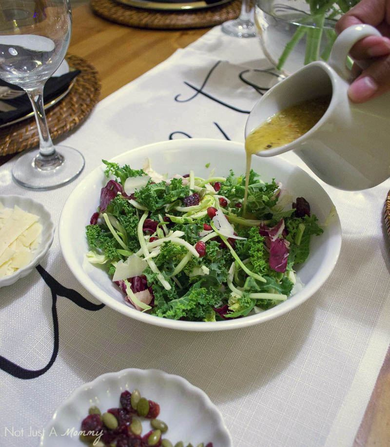 How To Make Your Everyday Dinner Special; a winter salad is a perfect pasta accompaniment