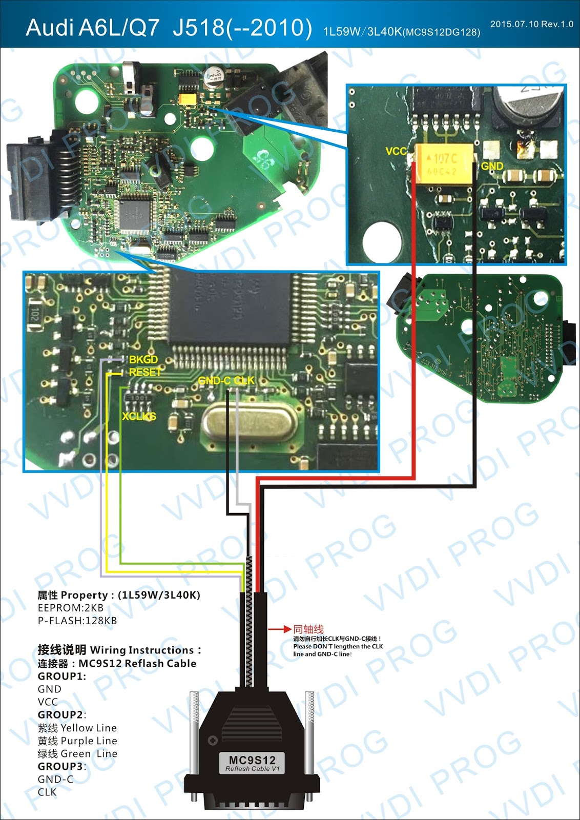 Xhorse VVDI Prog wiring diagram to ECUs MCUs (updating)-OBD365.com