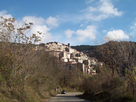 The village of Pozzaglia Sabina in Lazio, where Agostina was born and where her remains are buried
