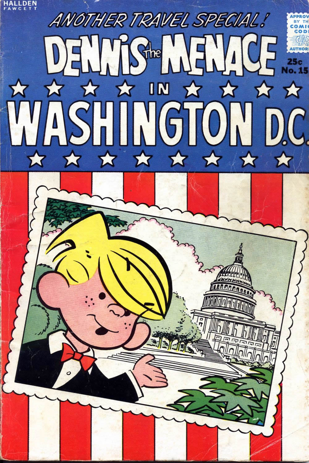 the comics Dennis menace