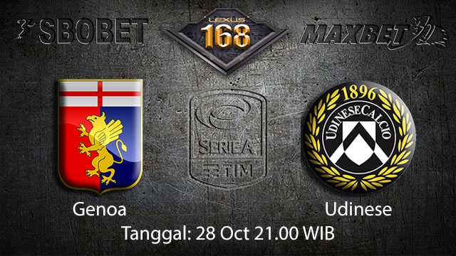 Prediksi Bola Jitu Genoa vs Udinese 28 October 2018 ( Italian Serie A )
