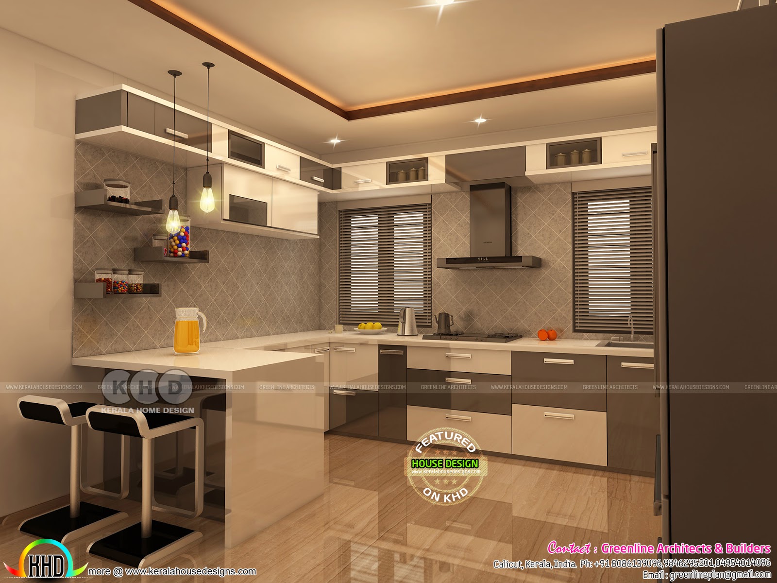 Incredible And Marvellous Kerala Home Interior Modular Kitchen Designs  Facebook  Veeduonline