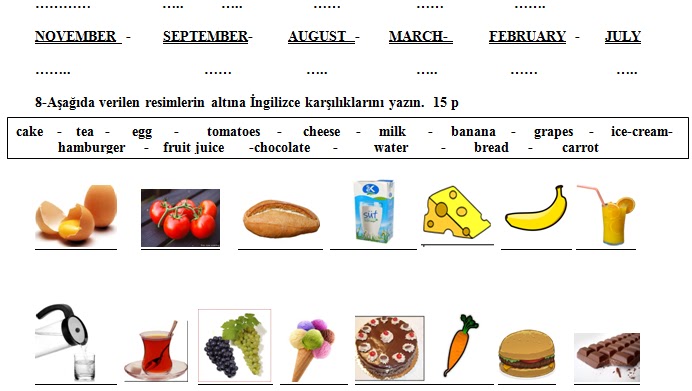 Din Dersi Öğrenci Paylaşım Mekanı: 4. Sinif İngilizce 2. Dönem 2