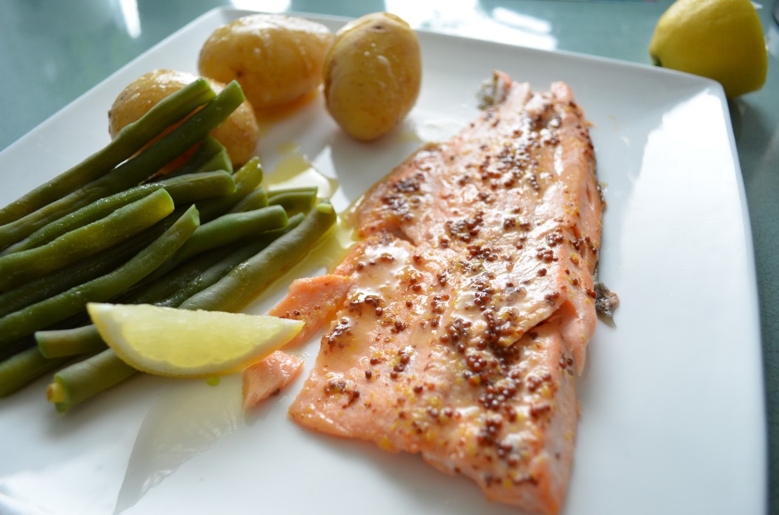 Recettes Truites : U&amp;me In The Kitchen: Filet De Truite à La Moutarde, Au Miel Et Au