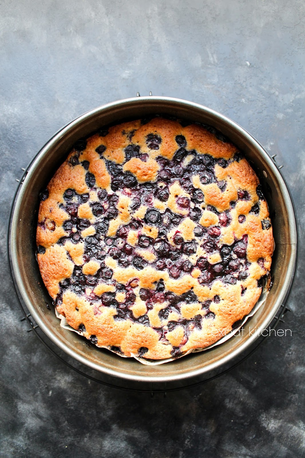 My Little Expat Kitchen Blueberry cake
