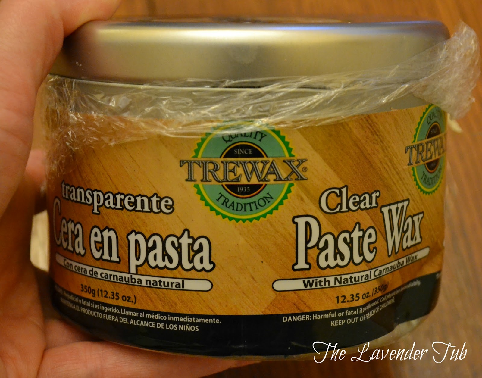 Trewax Clear Paste Wax - 12.35 oz