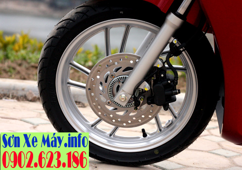 Sơn xe Honda Sh màu đỏ Candy cực đẹp