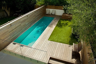 Ideias para piscinas pequenas para espaços pequenos.