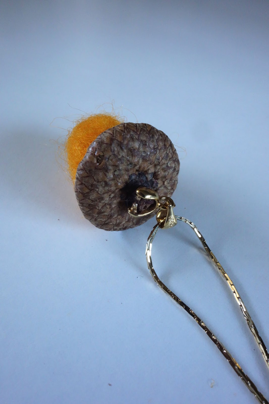 blah to TADA! A Needlefelted Acorn