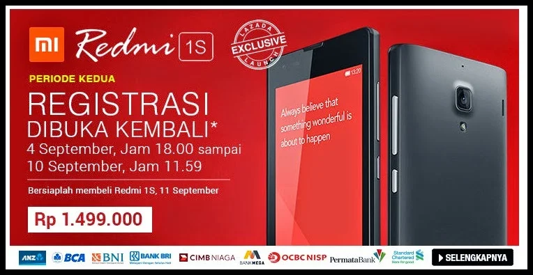 Tertunda untuk Mendapatkan Xiaomi RedMi 1S