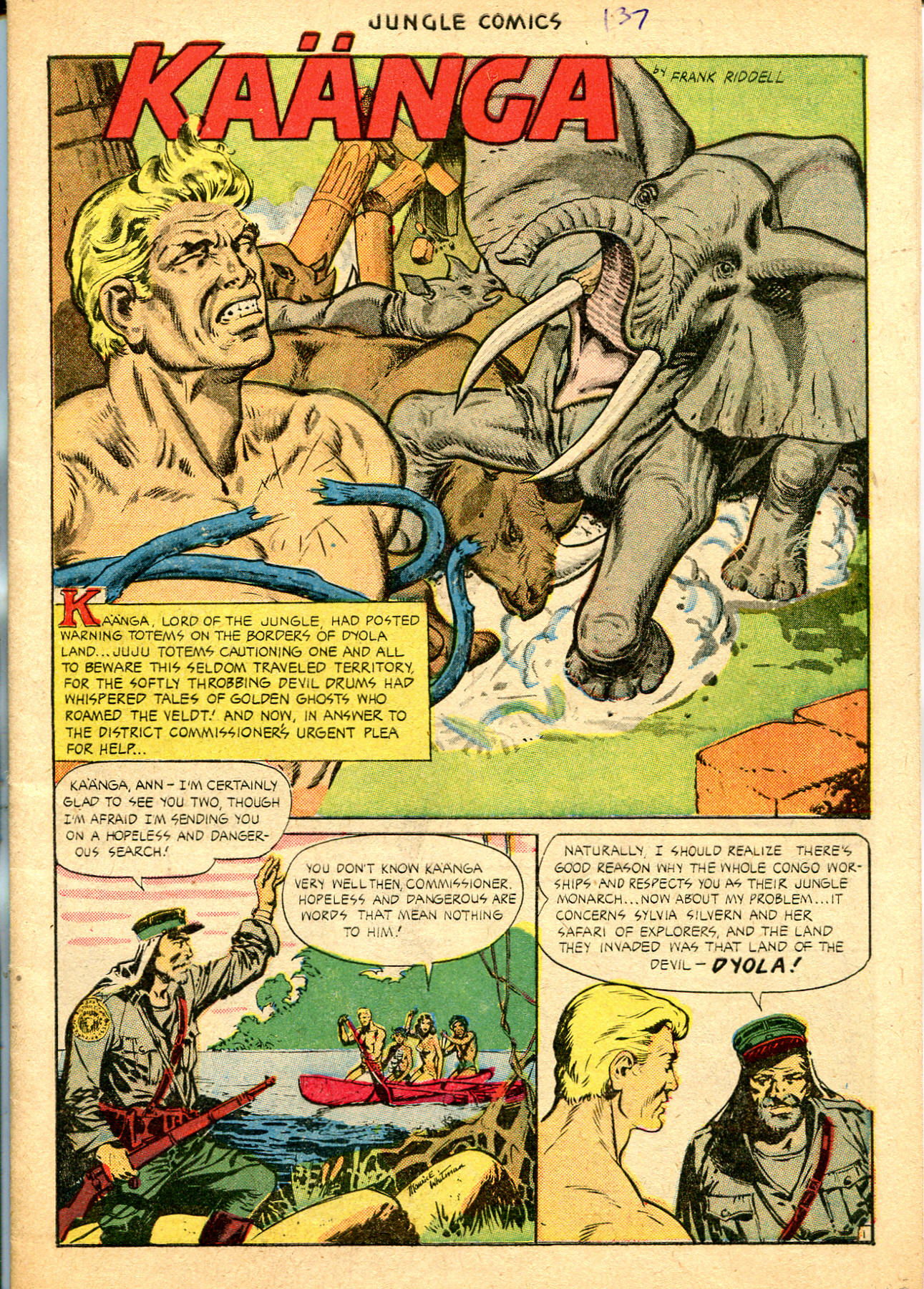 Read online Jungle Comics comic -  Issue #137 - 3