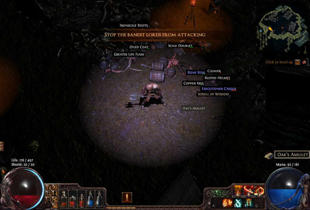 Path of Exile 한국 Act2 Deal with the Bandits (Path of Exile)