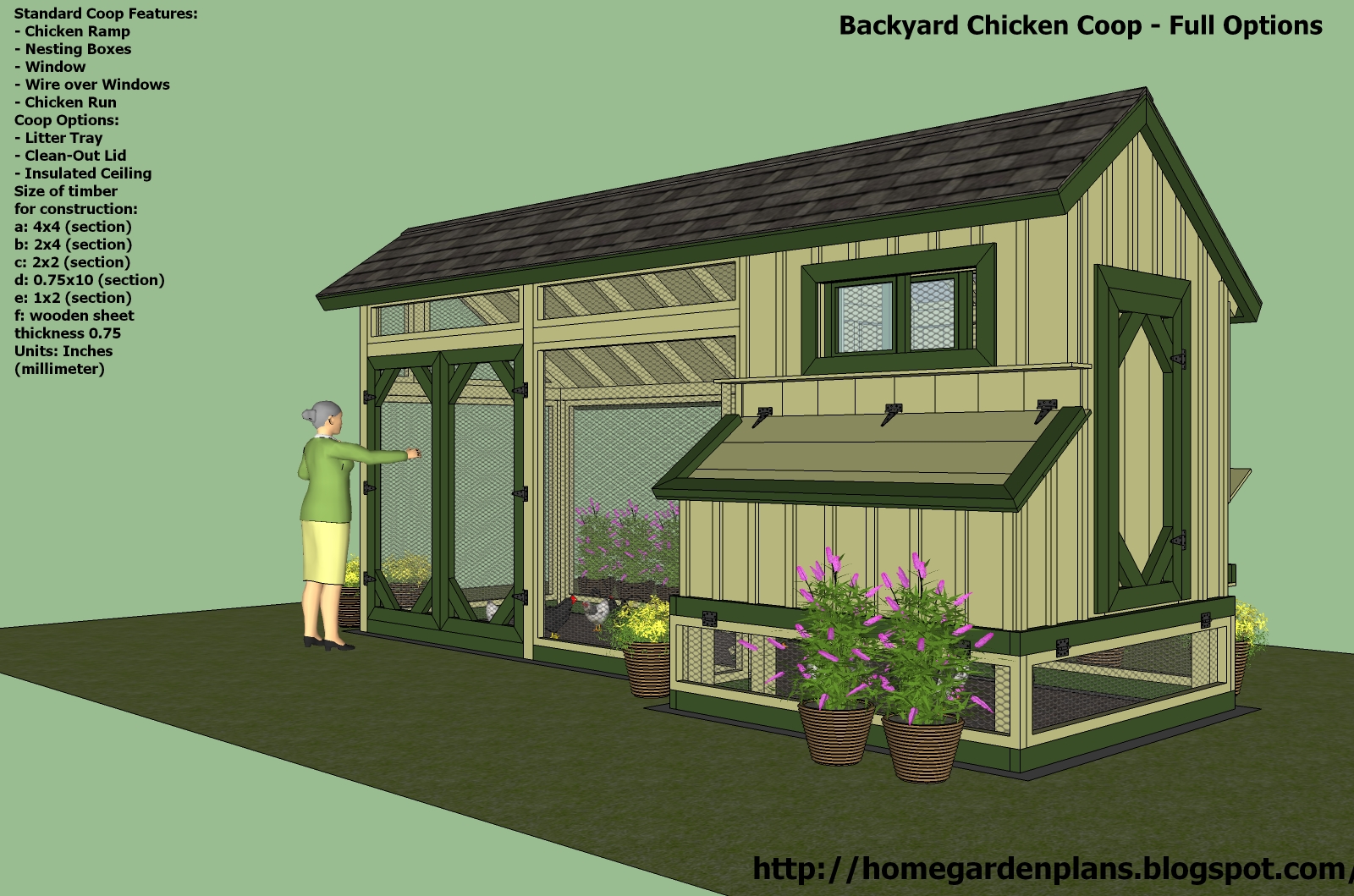 home garden plans: Chicken Coops