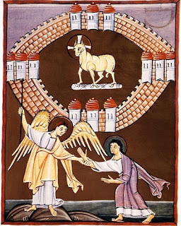 Folio 55r of the Bamberg Apocalypse