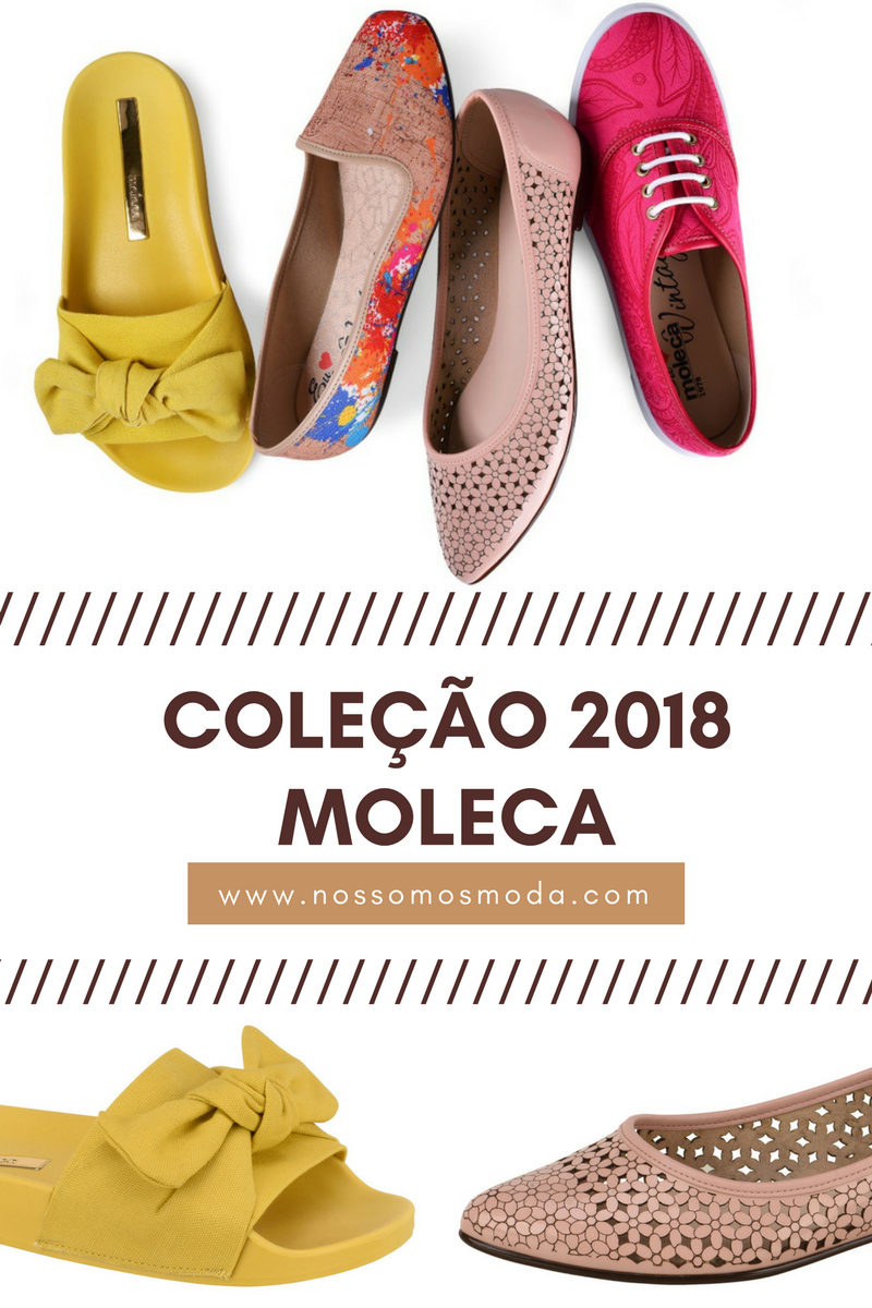 coleção molecas 2018 sapatilhas