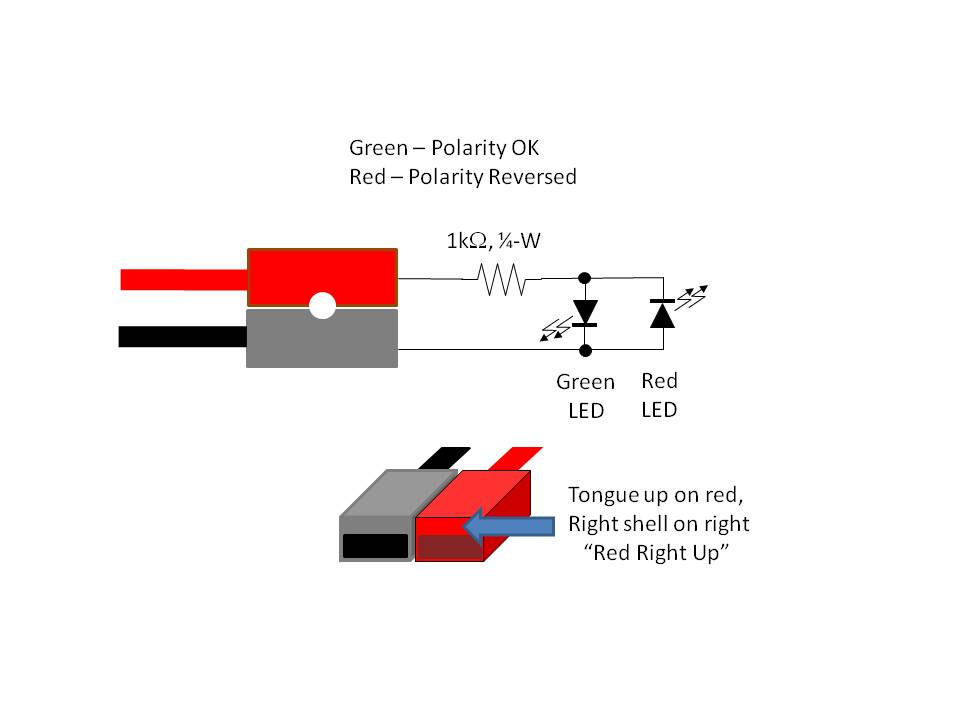 Anderson Powerpole Polarity Checker, Red Anderson Plug Wiring Diagram