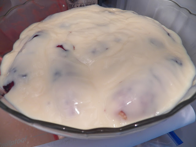 Layered Trifle in fridge