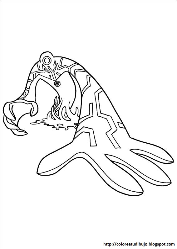 Personajes de Ben 10 para colorear y pintar ~ 4 Dibujo