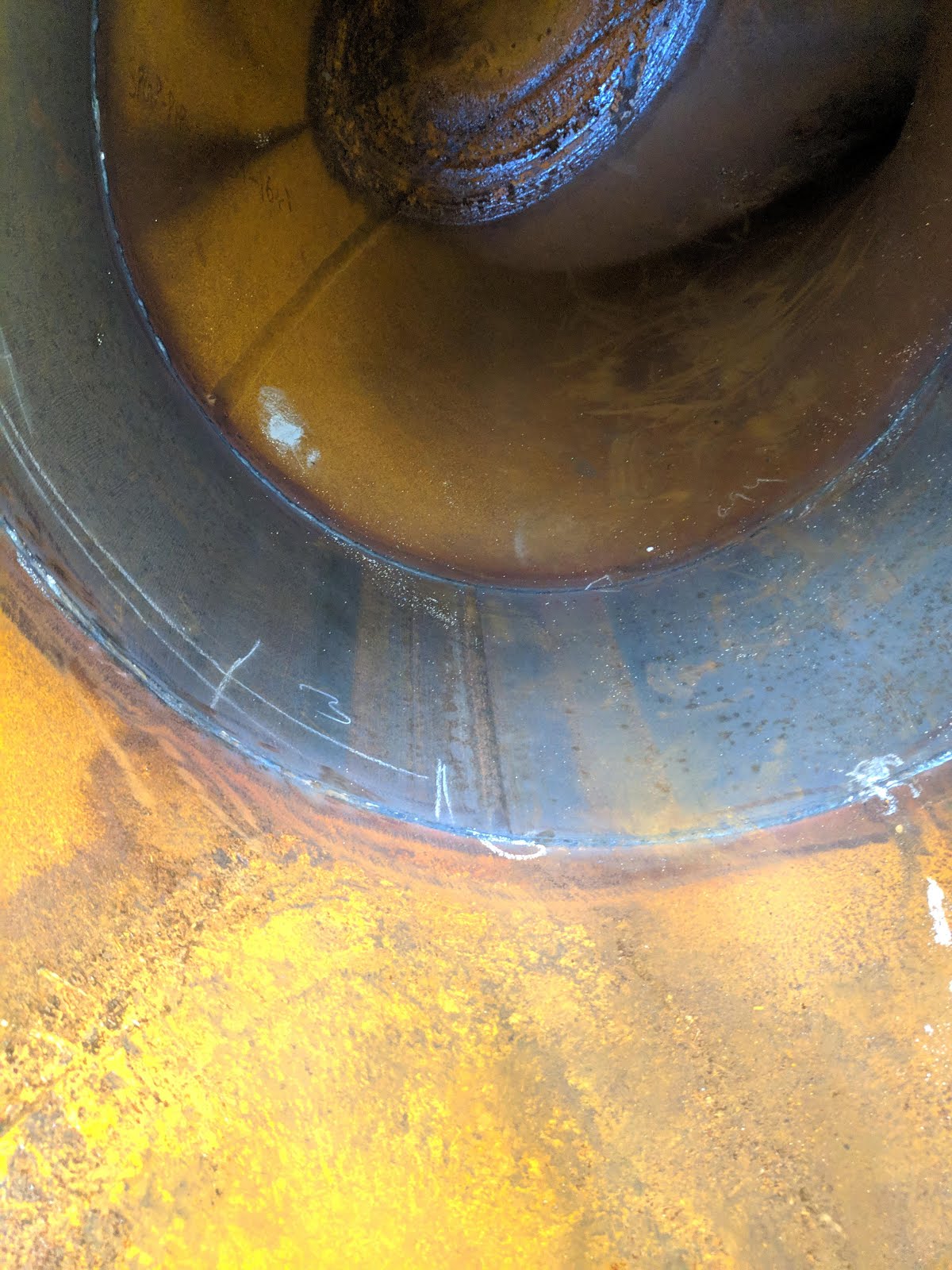 Materials & Welding Re [MW31289] Ground flush on weld seam required