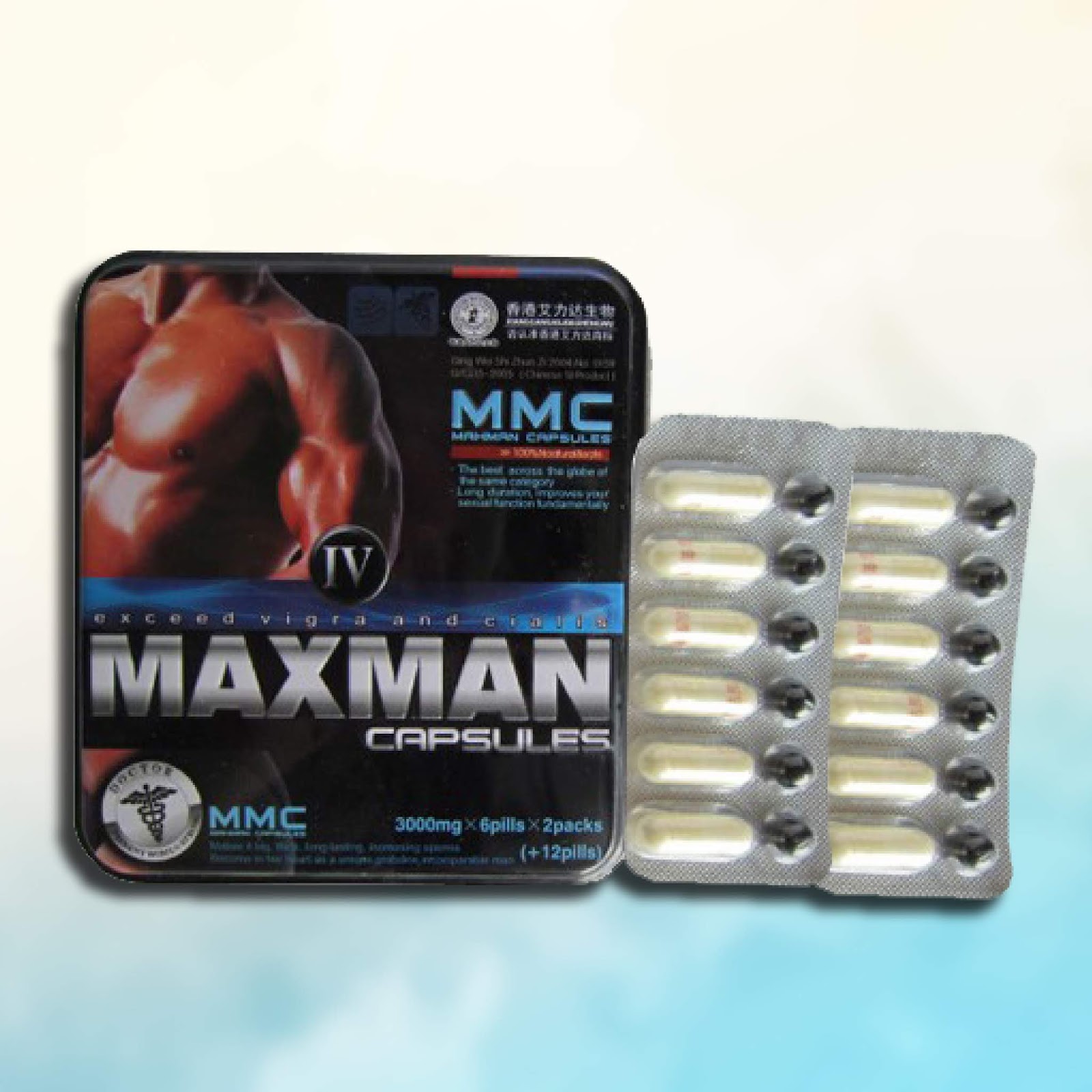 UBAT KUAT MAXMAN CAPSUL ORIGINAL USA Jamu Surut Ayu Original