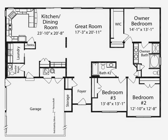 3Bedroom Wheelchair Accessible House Plans Universal