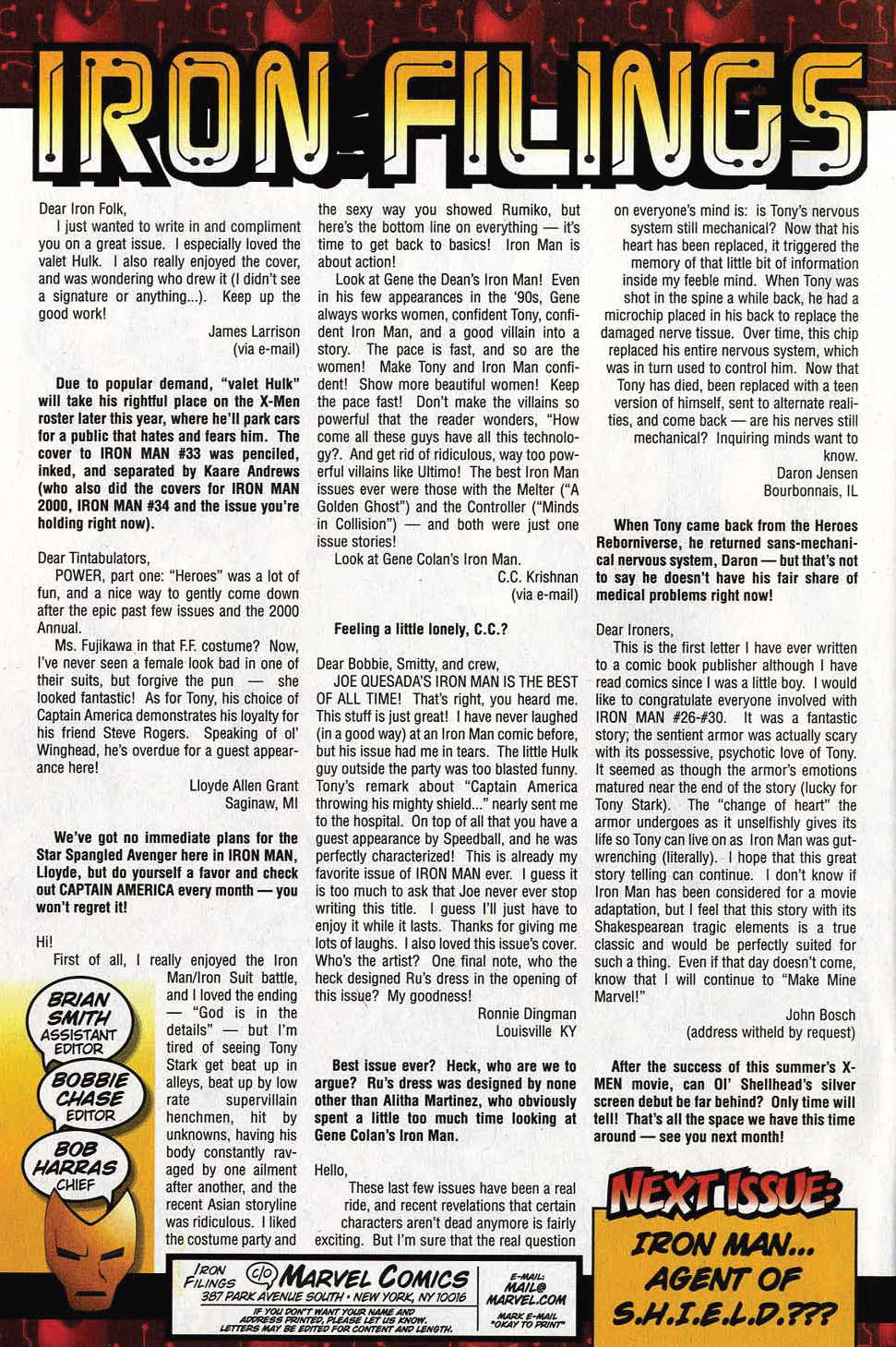 Read online Iron Man (1998) comic -  Issue #35 - 34