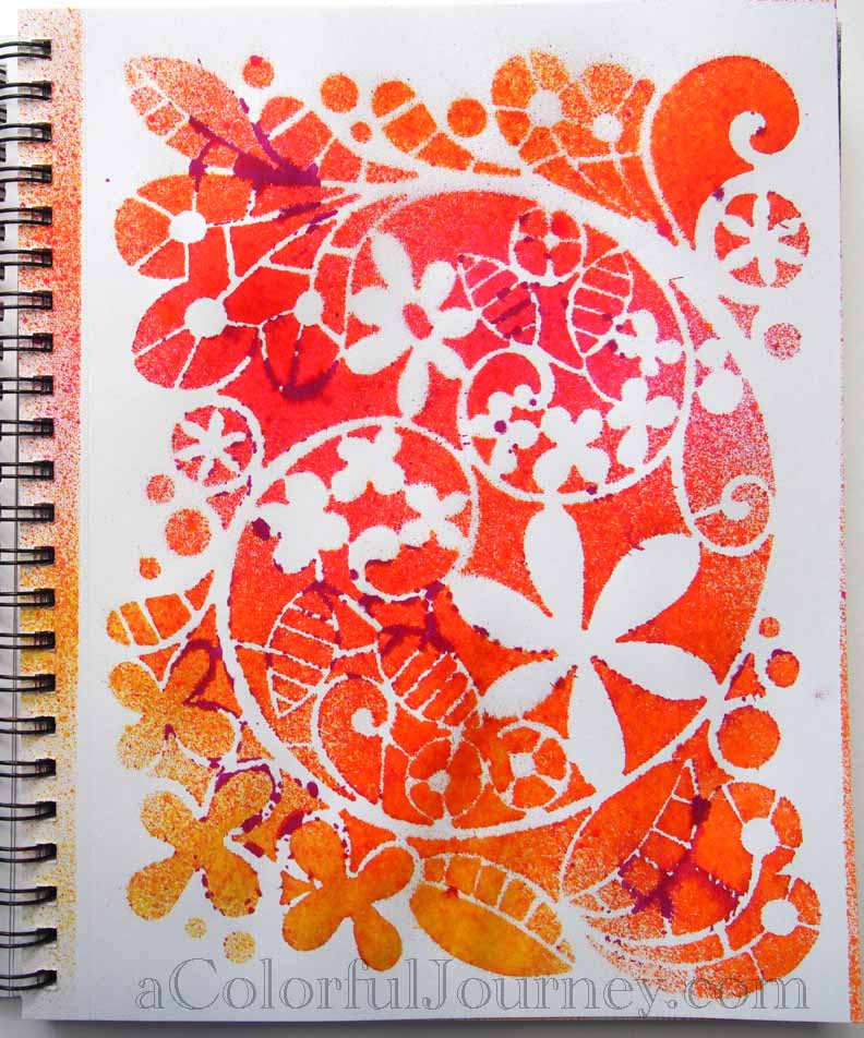 StencilGirl® Talk Stencil FUNdamentals with Spray Inks
