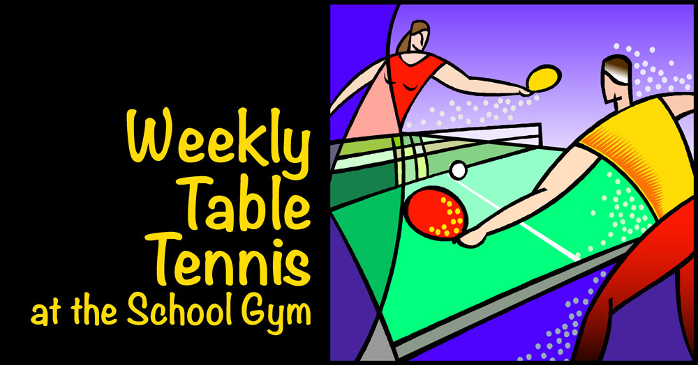 Adult Table Tennis all levels Begins Fri Oct 14 MayneNews