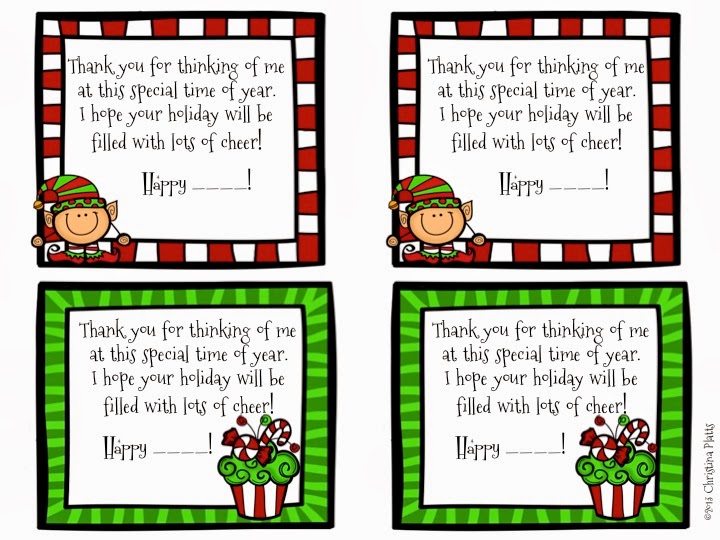 Read Write Sing: Thank You Notes...A Gift For You