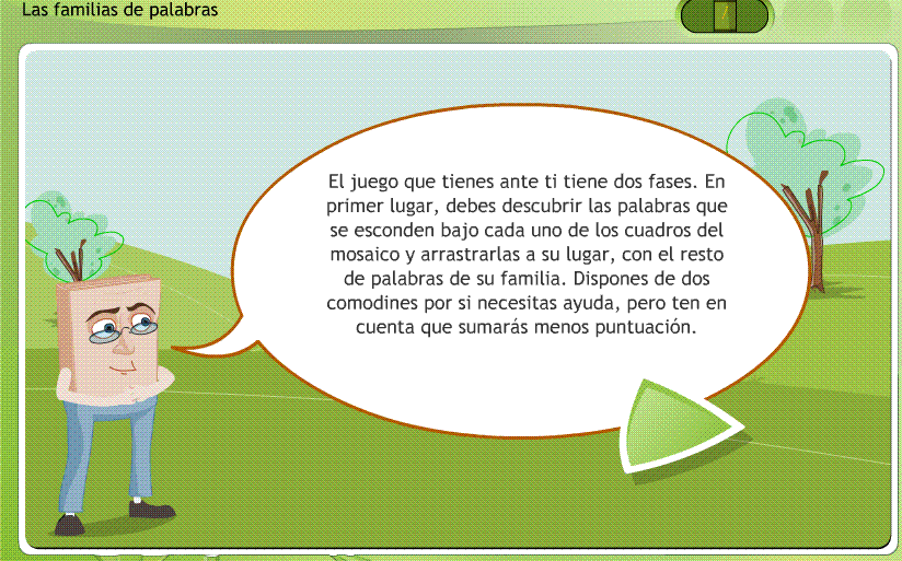 LAS COSAS DE LUIS: FAMILIAS DE PALABRAS