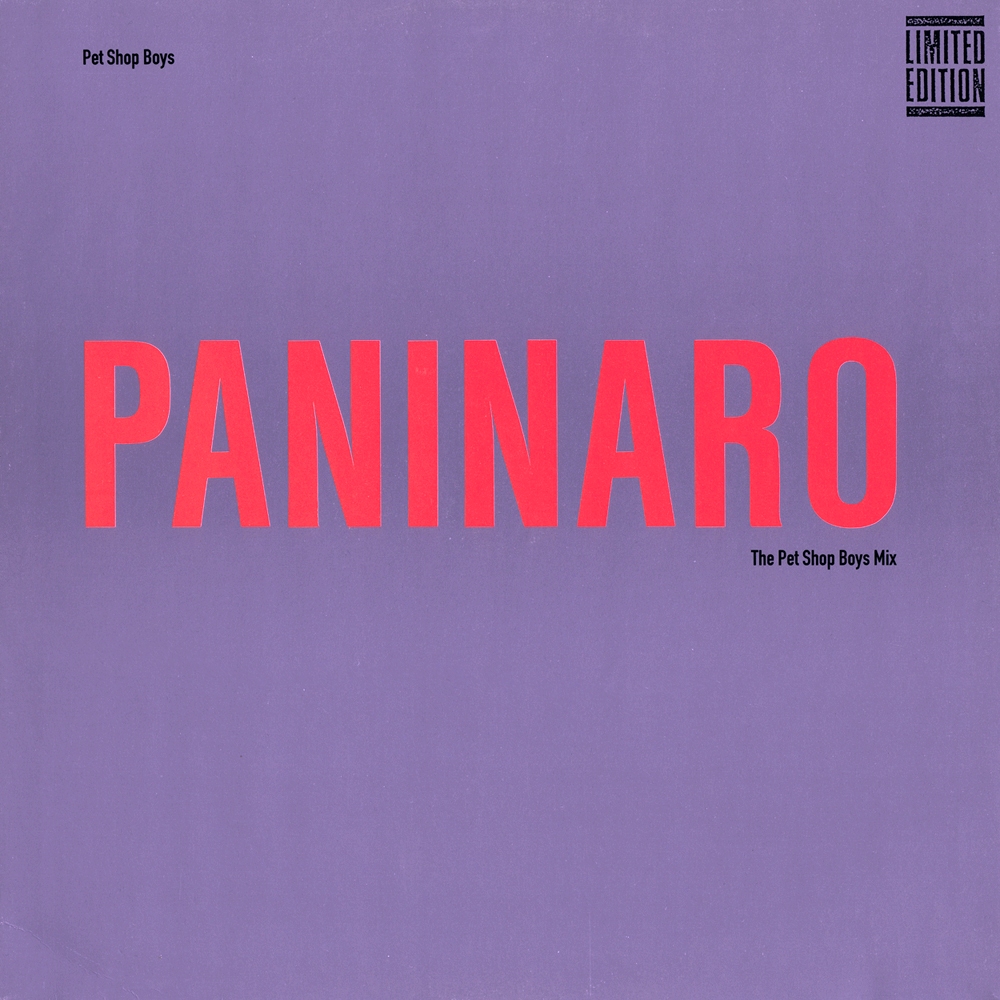 12''/80's: PET SHOP BOYS - Paninaro (1986)