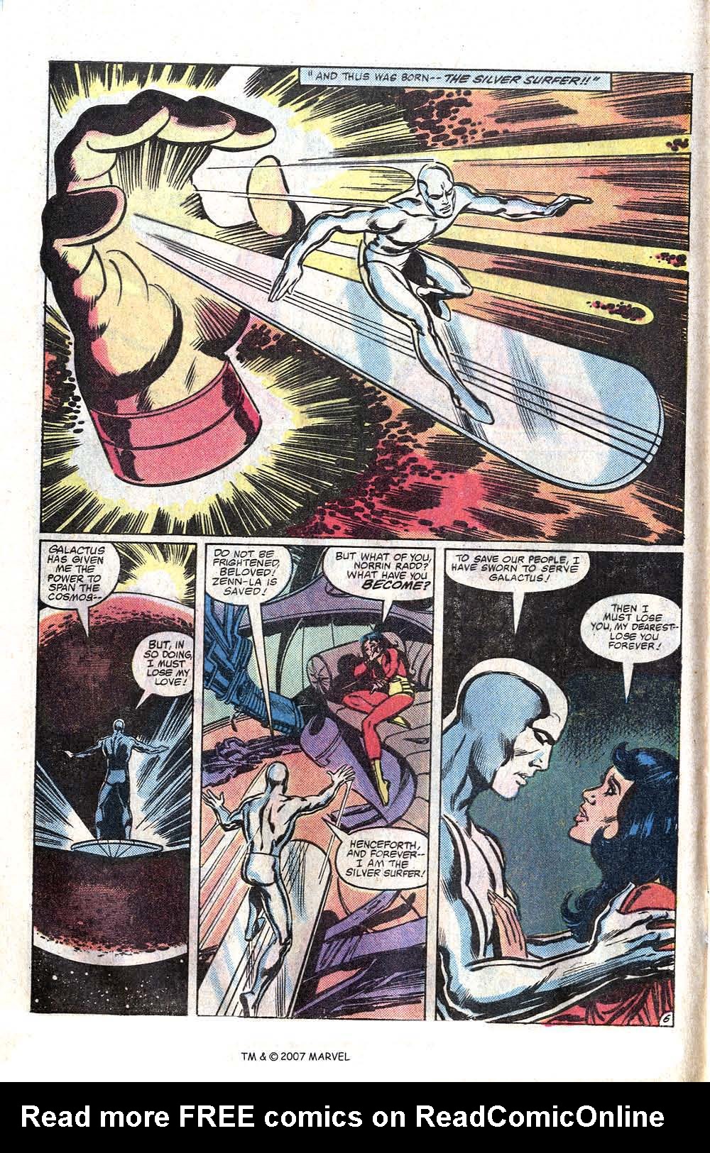 Read online Silver Surfer (1982) comic -  Issue # Full - 8