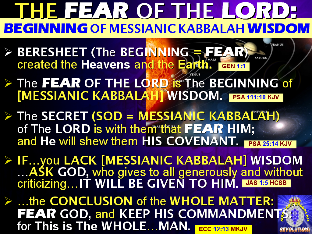 first wisdom is to fear god