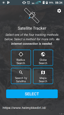 Cara menemukan satelit terdekat
