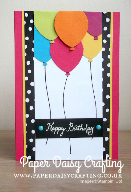 Balloon Celebration and Balloon Bouquet punch from Stampin' Up!