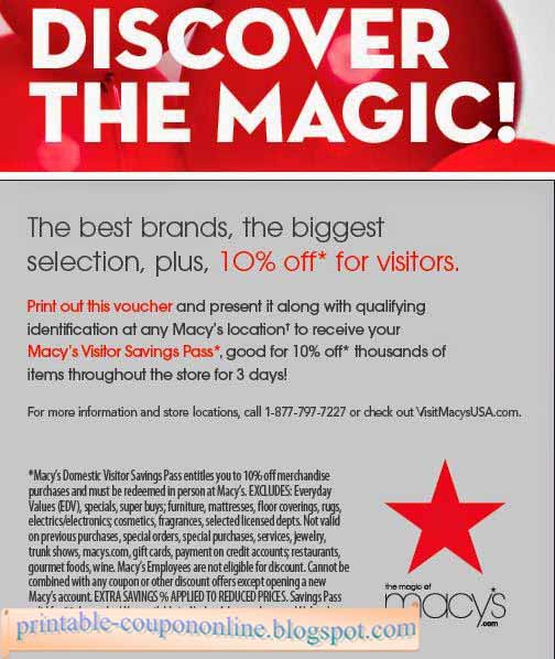 Printable Coupons 2022 Macy's Coupons