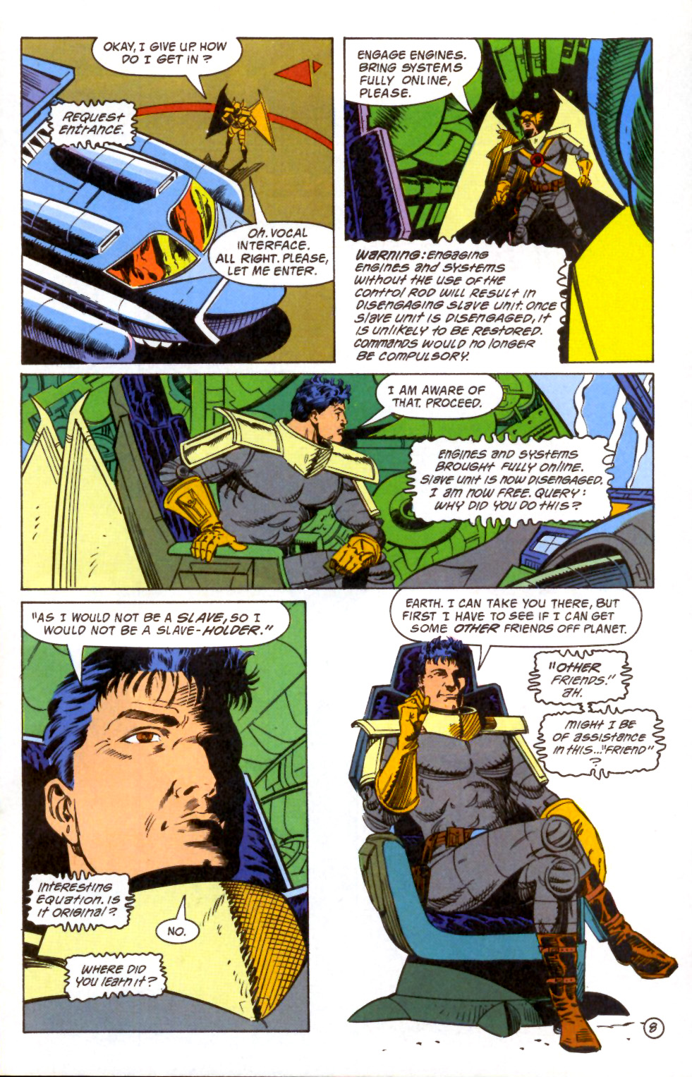 Read online Hawkworld (1990) comic -  Issue #25 - 9