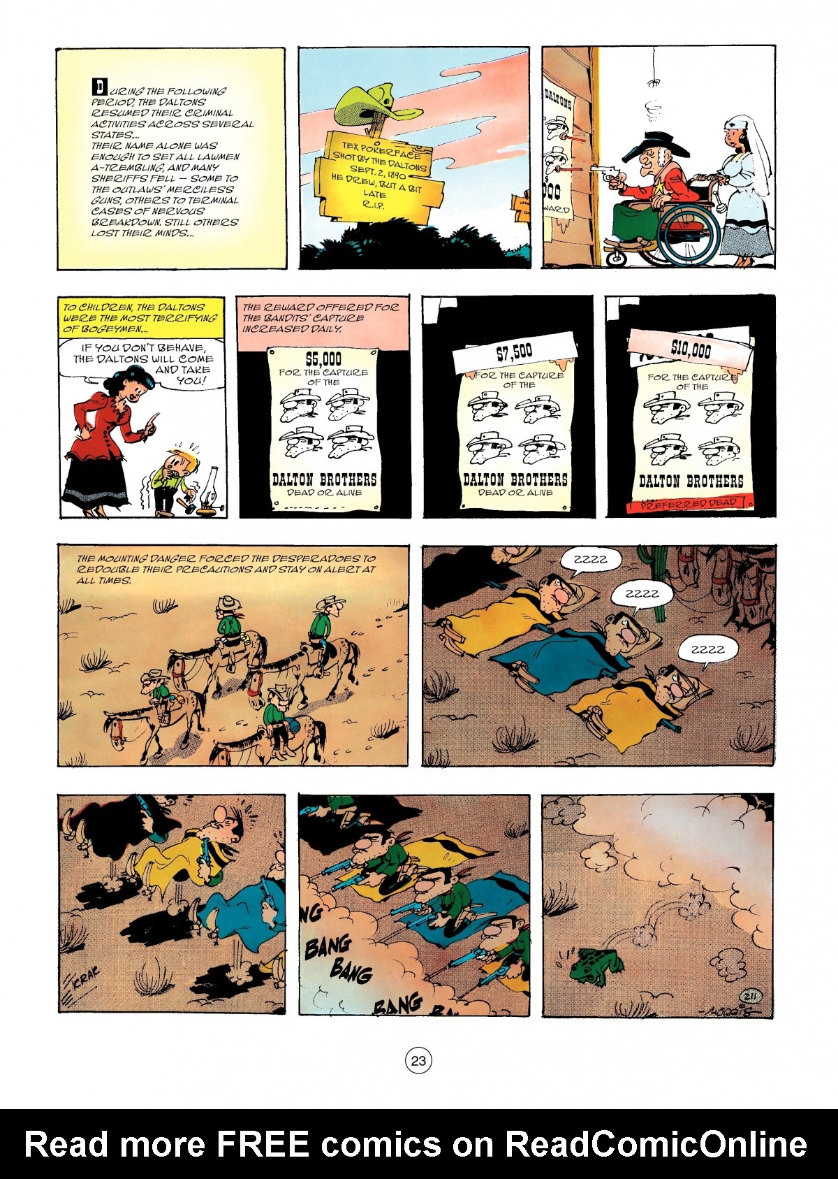 Read online A Lucky Luke Adventure comic -  Issue #47 - 23