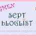 SEGMEN : Sept's Bloglist by Eesya Lavigne