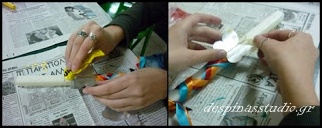 DIY Πασχαλινή Λαμπάδα DIY Πασχαλινή Λαμπάδα