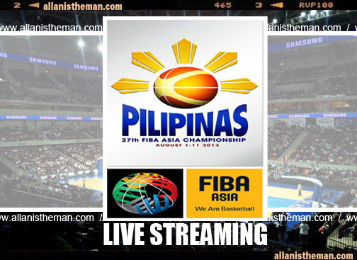 FIBA Asia Championship 2013 Live Streaming 