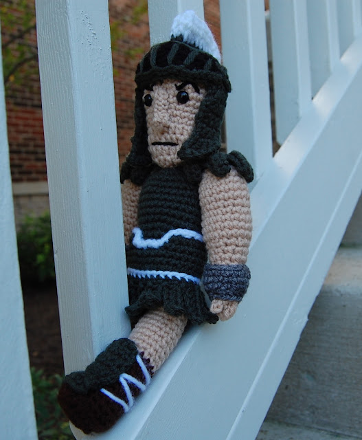 Roonie Ranching: Corey's Sparty Doll -- a free crochet amigurumi pattern