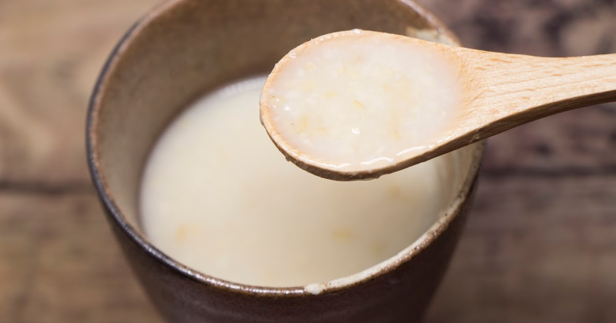 Amazake / Japanese rice drink / My Sakekasu recipe