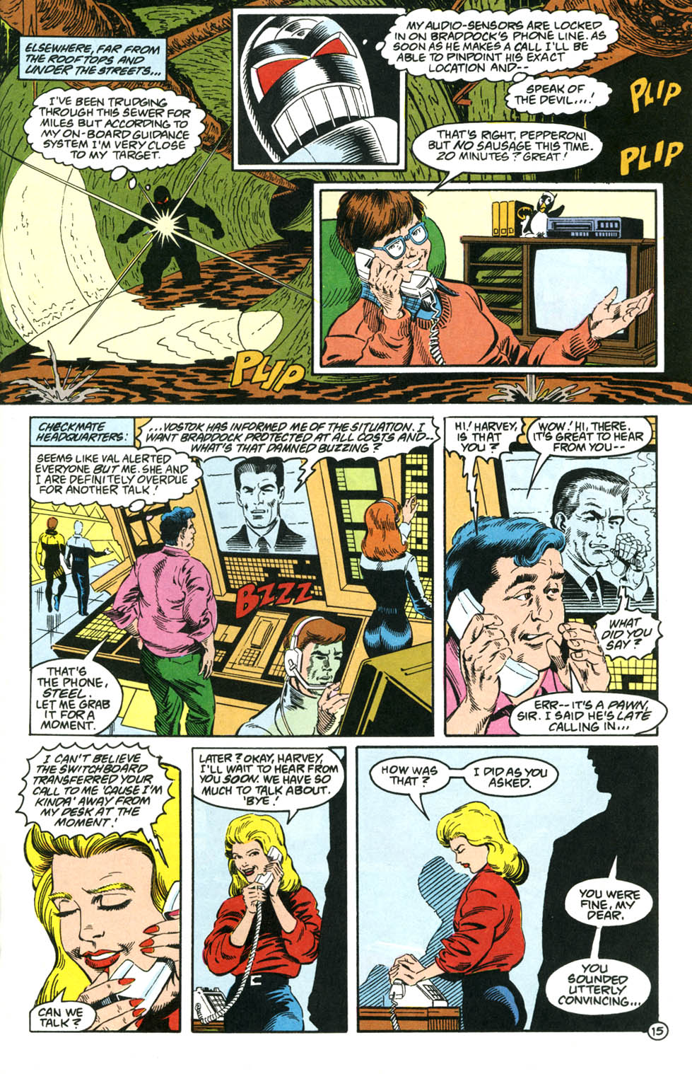 Read online Checkmate (1988) comic -  Issue #25 - 15