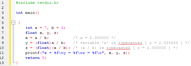 C Programs World: Typecasting